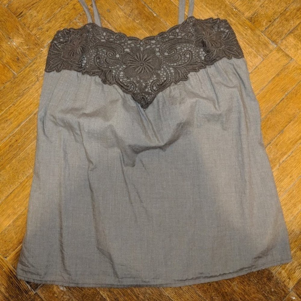 dELiA*s Tonal Lace Cami, Size XS
